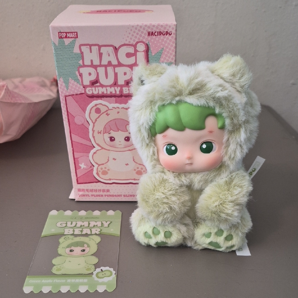 Pop Mart Haci Pupu Gummy Bear Plush Toy Pendant